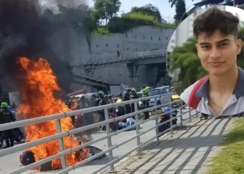 Cámara grabó el momento exacto del accidente que le quito la vida a Daniel Ibáñez en Bucaramanga
