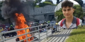 Cámara grabó el momento exacto del accidente que le quito la vida a Daniel Ibáñez en Bucaramanga