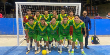 Quindío clasificó a cuartos de final en el Torneo Nacional Sub-17 de fútbol de salón