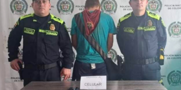 Hombre robó un celular en Buenavista y fue capturado minutos después