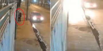 Delincuente iba a lanzar bomba y explotó en su mano, causándole la muerte