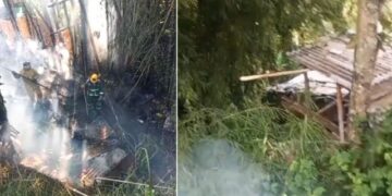 Incendio estructural en Calarcá consumió dos viviendas subnormales