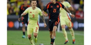 1-0: Colombia derrotó a España y extendió su invicto de la mano de Lorenzo