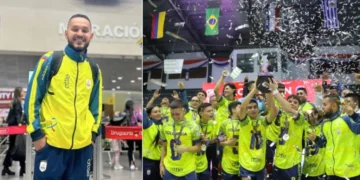 Bajo la dirección del quindiano Sebastián Vega, Colombia se coronó campeón de Fútbol de Salón