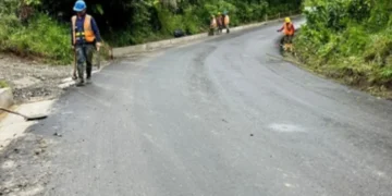 Reconstrucción de la Vía Río Verde – Pijao supera el 92% de avance