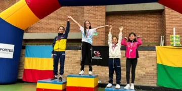 Lucía Barrios, de 11 años, ganó oro en bádminton y consolida al Quindío como referente nacional