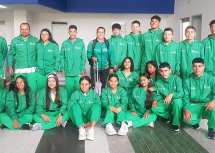 Delegación quindiana hacia la final de los Juegos Intercolegiados