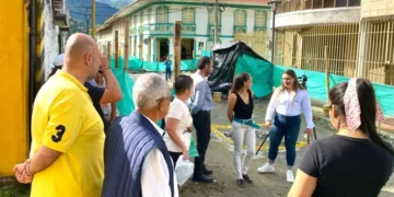Rehabilitación vial en Calarcá vuelve a marchar
