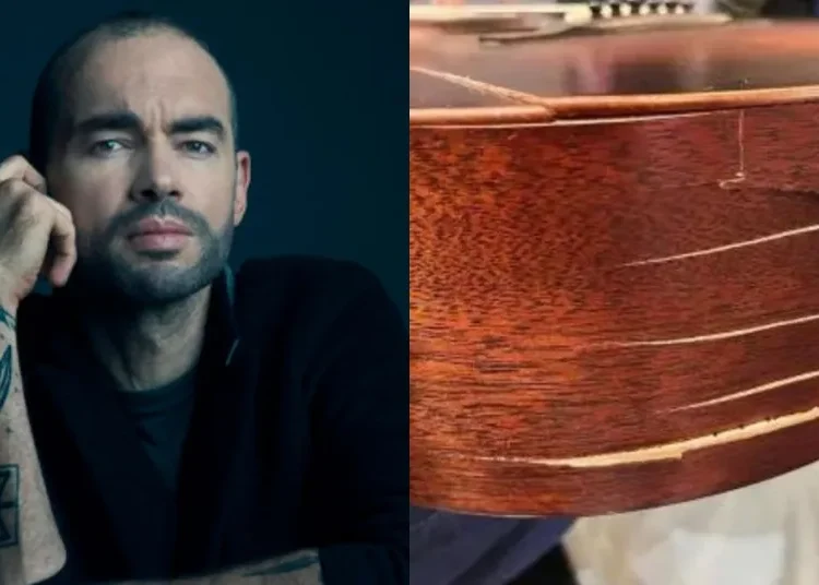 Cantante Santiago Cruz acusa a aerolínea por dañar su guitarra