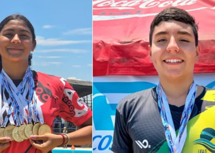 ¡Qué grandes! Quindío brilló en el Torneo de Natación Club Vikingos con 26 medallas