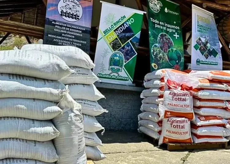 Fortalecen economías campesinas en Génova con apoyo de insumos