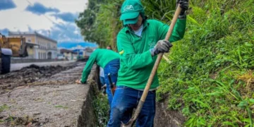Intervención en La Estación para prevenir inundaciones durante temporada de lluvias