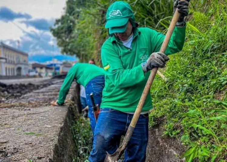 Intervención en La Estación para prevenir inundaciones durante temporada de lluvias