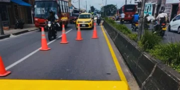 Seguridad vial: inició remarcación de reductores y señales para prevenir accidentes