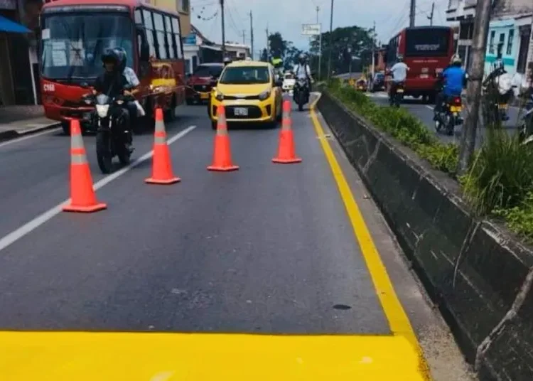 Seguridad vial: inició remarcación de reductores y señales para prevenir accidentes