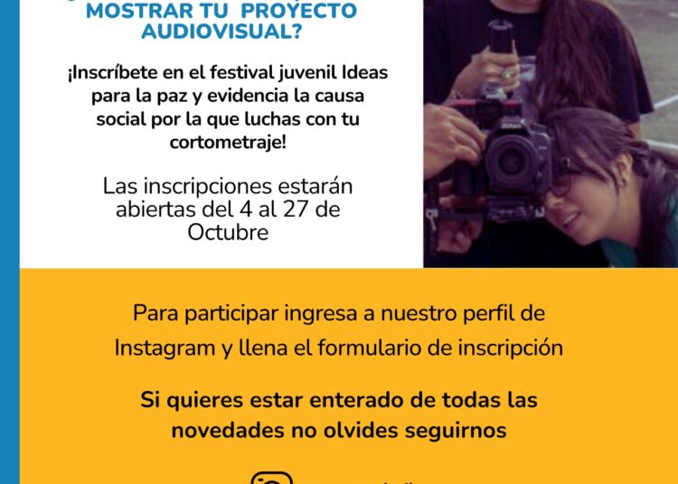 🎬✨ ¡Te invitamos al FIPAZ – Festival de Cine para la Paz! ✨🎬