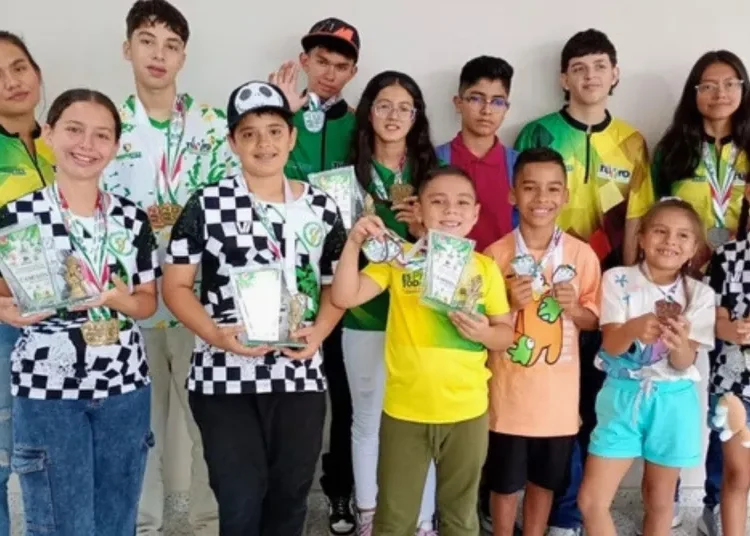 Éxito histórico del Quindío en ajedrez: 21 medallas en Nacionales de Menores
