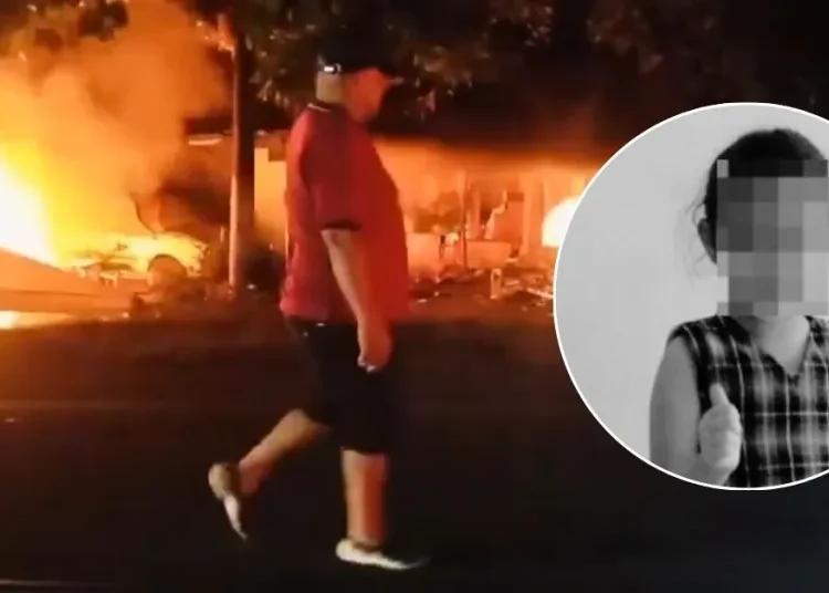 Queman la moto y casa del presunto asesino de la pequeña Sara Camacho