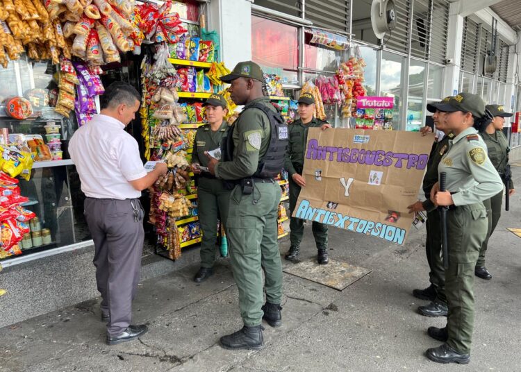 En el marco de la campana Unidos Contra la Extorsión