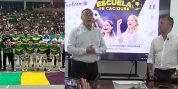 Caciques del Quindío lanzó escuela de microfútbol gratis para niños, niñas y jóvenes quindianos