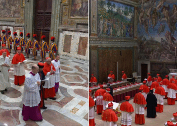 Cónclave hoy para elegir nuevo papa; Cardenales ya están en la Capilla Sixtina.