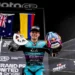 David Alonso logra su primer podio en Moto2 y hace historia para Colombia en Silverstone
