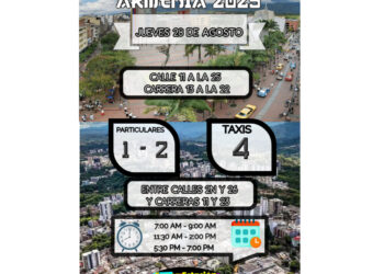 PICO Y PLACA ARMENIA QUINDIO